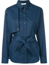 CEDRIC CHARLIER BELTED SHIRT