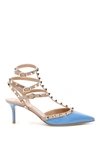Valentino Garavani Rockstud Pumps In Blue