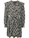 ISABEL MARANT PRINTED TIE DRESS