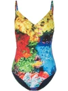 MARY KATRANTZOU DEEP SEA PRINT SWIMSUIT