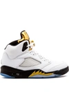 Jordan Air  5 Retro Olympic Gold Medal In White