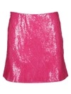 Alberta Ferretti Fuchsia Sequin Skirt
