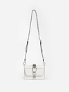 PRADA PRADA WOMEN'S WHITE ELECTRA CALF LEATHER SMALL BAG