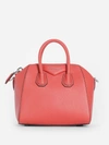 GIVENCHY GIVENCHY WOMEN'S POP RED MINI ANTIGONA BAG IN GRAINED LEATHER