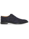 BURBERRY PINSTRIPED WOOL BROGUES