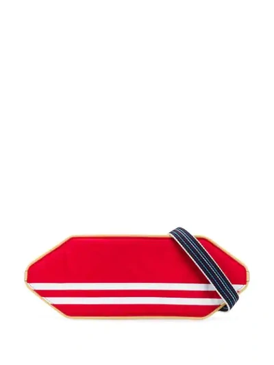 Marni Striped Belt Bag - 红色 In Red
