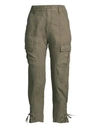 JOIE Telutci Lace-Up Linen Cargo Pants