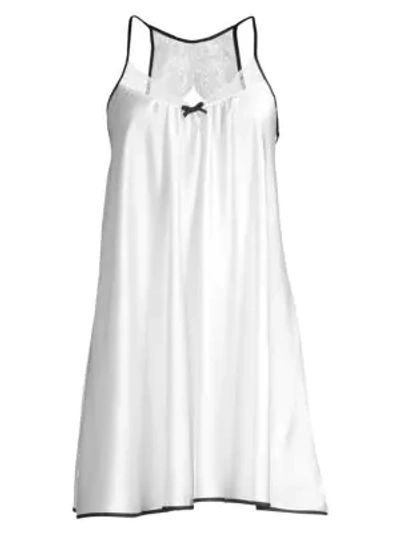 Kate Spade Lace Bridal Chemise In White