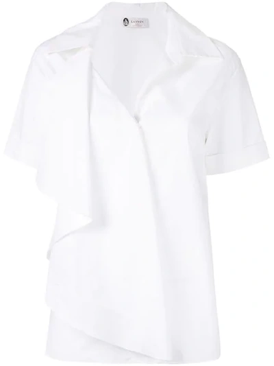 Lanvin Layered Detail Shirt In White