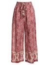 ZIMMERMANN Amari Paisley Wide-Leg Pants