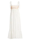 ZIMMERMANN Goldie Rainbow Smocked Maxi Dress