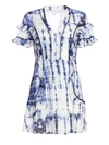 TANYA TAYLOR Rhett Short Sleeve Tie-Dye Dress