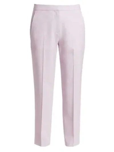 Rag & Bone Poppy Straight-leg Wool Trousers In Lilac