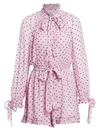 ZIMMERMANN Polka Dot Silk Playsuit