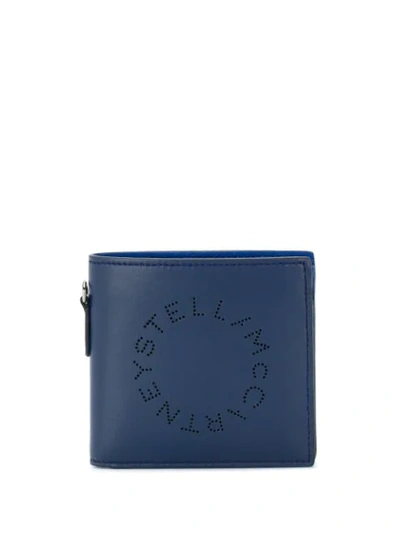 Stella Mccartney Logo Bi-fold Wallet - 蓝色 In Blue