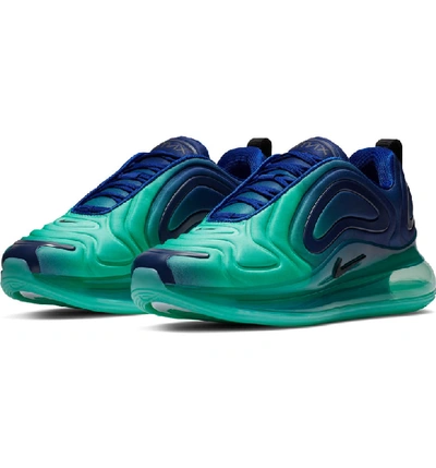 Nike Air Max 720 Sneakers In Deep Royal Blue/ Jade/ Black