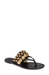 TORY BURCH PATOS COIN THONG SANDAL,53692