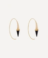 ATELIER VM 18CT GOLD SOFIA ONYX HOOP EARRINGS,000616721