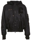 MARCELO BURLON COUNTY OF MILAN HOODED BOMBER,10849880