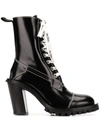 ACNE STUDIOS ACNE STUDIOS KLASSISCHE SCHNÜRSTIEFEL - SCHWARZ