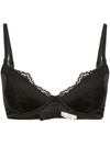 FLEUR DU MAL JAMES LACE PADDED DEMI BRA