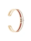 Anapsara Dragonfly Band Bracelet In Yellow Gold