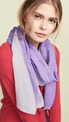 REBECCA MINKOFF DYED OBLONG SCARF