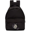 MONCLER GENIUS 4 MONCLER SIMONE ROCHA BLACK RUFFLE LOGO BACKPACK