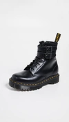 Dr. Martens' Dr Martens 1460 Alternative Buckle Chunky Leather Boot In Black In Black