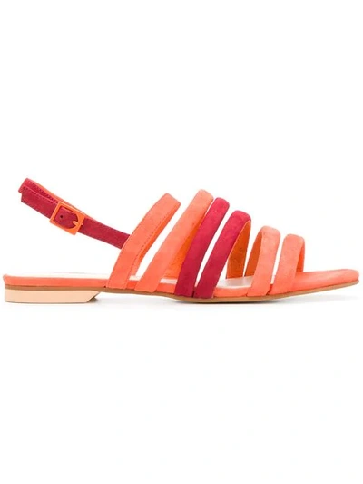 Camper Twins Sandals In Orange