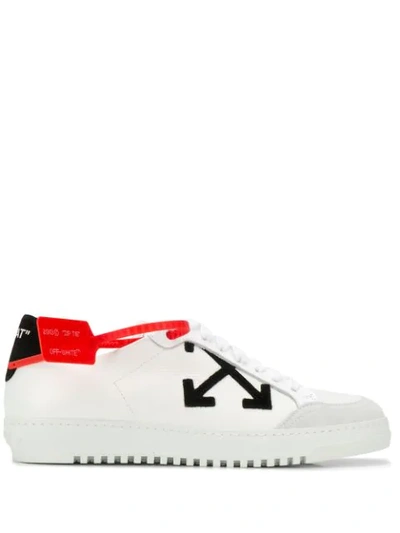 Off-white White Carryover Low-top Leather Sneakers - 白色 In White