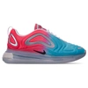 Nike Women's Air Max 720 Running Shoes, Pink/blue In Pink/blue