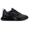 Nike Women's Air Max 720 Running Shoes, Black - Size 10.0 In Black