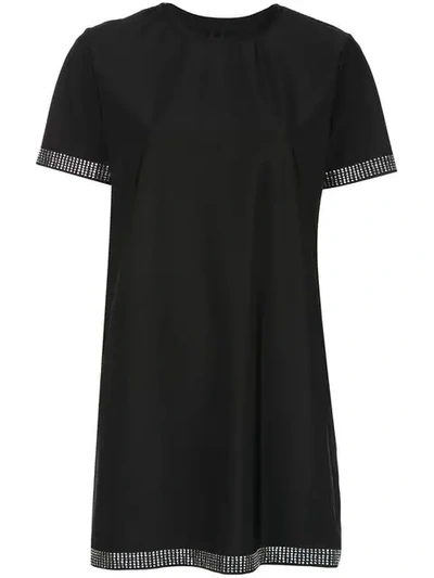 Adam Selman Sport Studded T-shirt Dress - 黑色 In Black