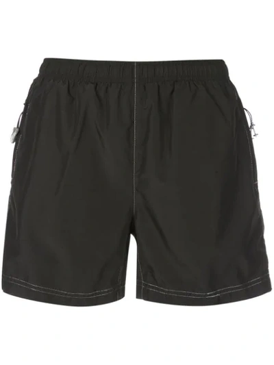 Adam Selman Sport Elasticated Waist Shorts - 黑色 In Black