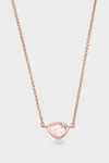 Monica Vinader Siren Mini Nugget Pendant Necklace In R Gold