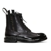 DOLCE & GABBANA DOLCE AND GABBANA BLACK IMMERSION FINISH SUMMER BOOTS