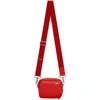 GIVENCHY GIVENCHY RED MC3 REVERSE LOGO CROSSBODY BAG