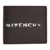 GIVENCHY GIVENCHY BLACK GRAFFITI LOGO WALLET