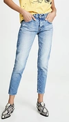 MOUSSY VINTAGE MAGEE TAPERED JEANS LIGHT BLUE,MOUSS30068