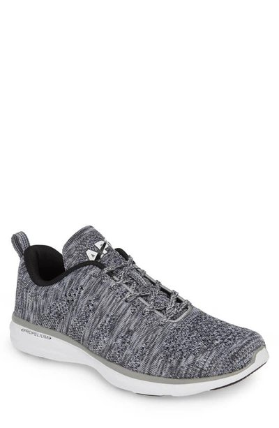 Apl Athletic Propulsion Labs Techloom Pro Knit Running Shoe In Grey