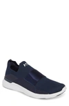 Apl Athletic Propulsion Labs Bliss Techloom Slip-on Running Sneakers In Navy/ White