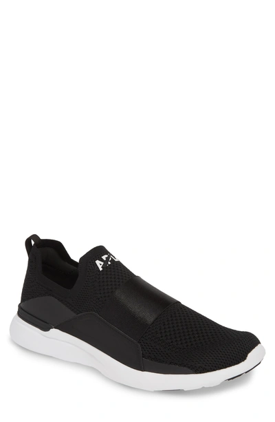 Apl Athletic Propulsion Labs Techloom Bliss Slip-on Running Sneakers In Black