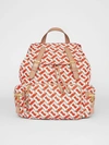 BURBERRY The Medium Rucksack in Monogram Print Nylon