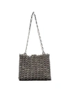 RABANNE METALLIC SILVER ICONIC 1969 CHAINMAIL SHOULDER BAG