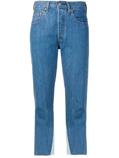 Levi's 501® Crop Jeans - 蓝色 In Blue