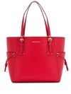 Michael Michael Kors Voyager Tote In Red