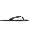 Ancient Greek Sandals Solon Flat Leather Sandals In Brown