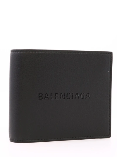 Balenciaga Everyday Wallet In Black