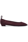 THE ROW LADY D SUEDE BALLET FLATS